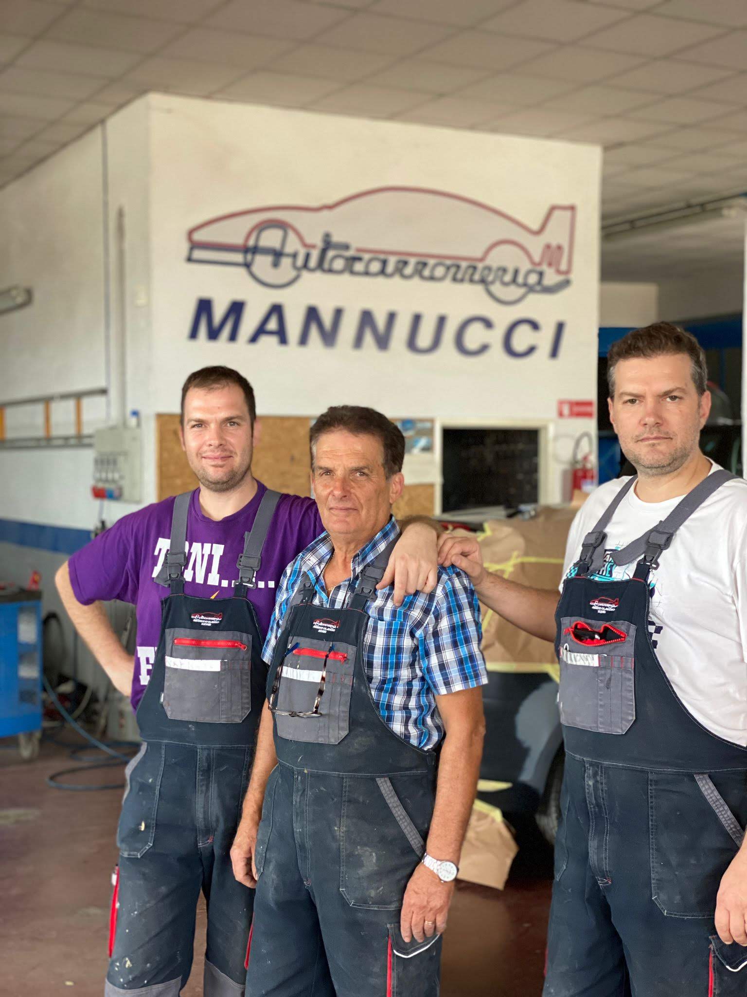 carrozzeria Mannucci ad Asciano - il team